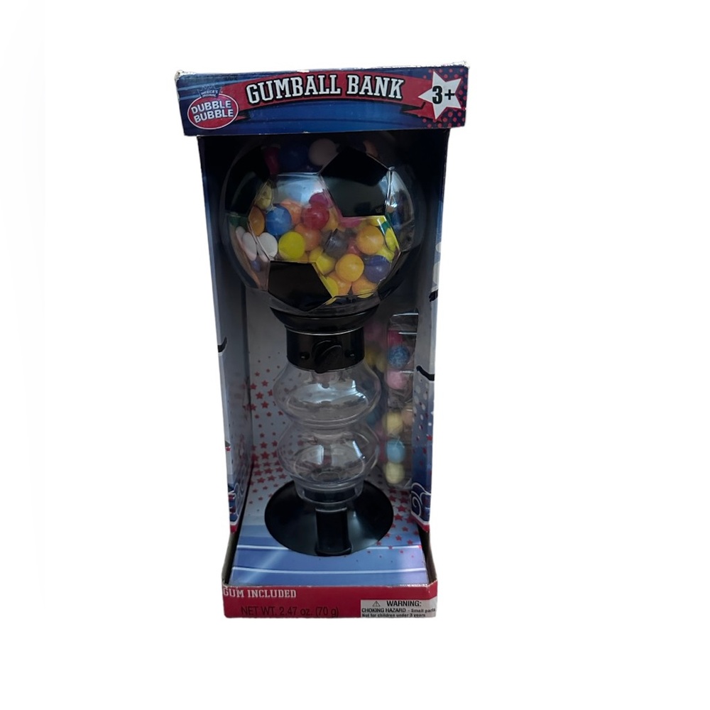 Double Bubble All Star Sport gumball bank NEW